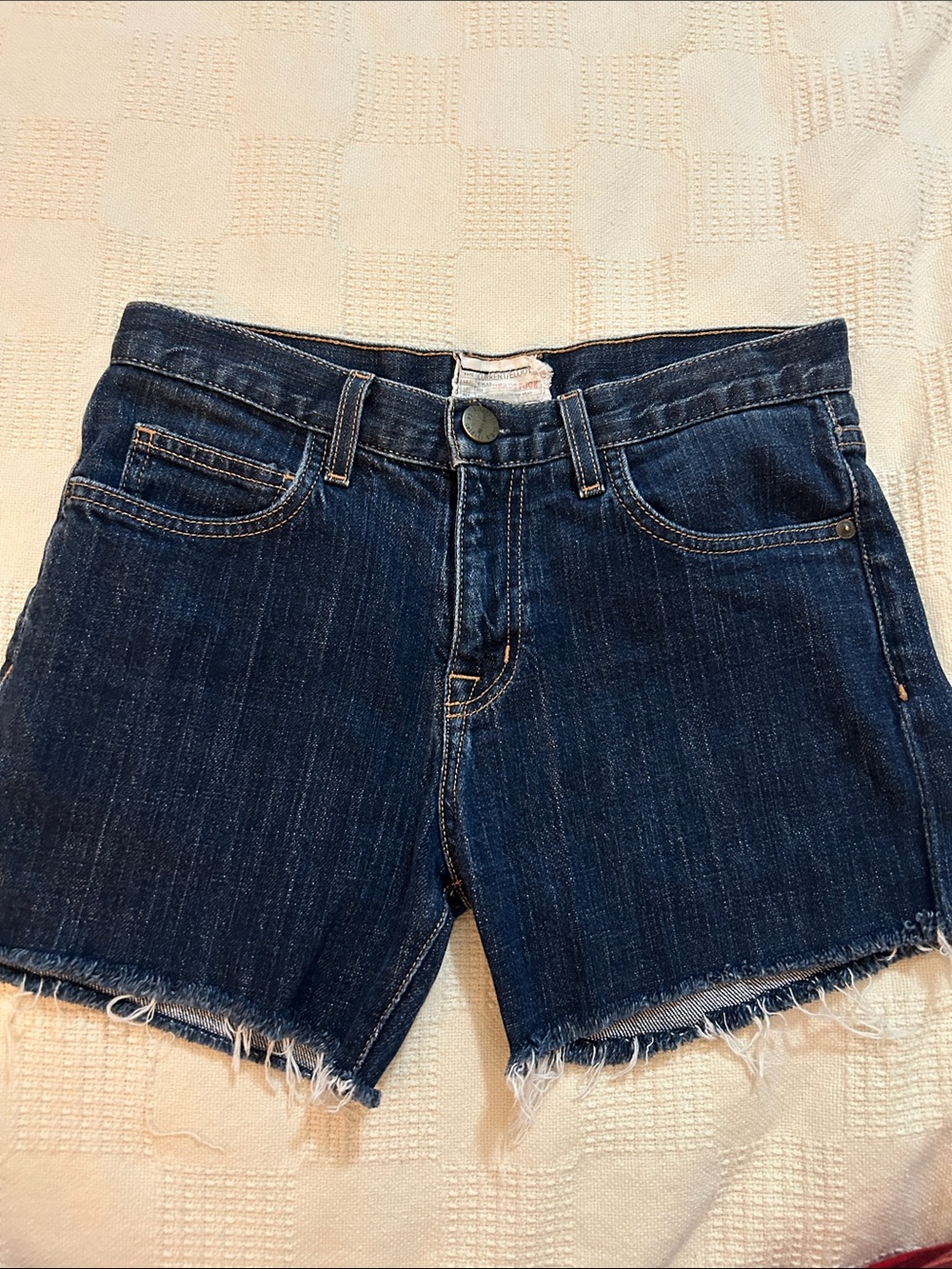 Current/Elliott Dark Blue Denim Cutoff Shorts size 23/0